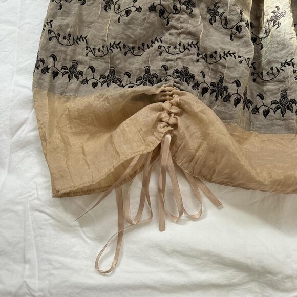 Vintage Style Embroidered Midi Skirt - Picture 2 of 5